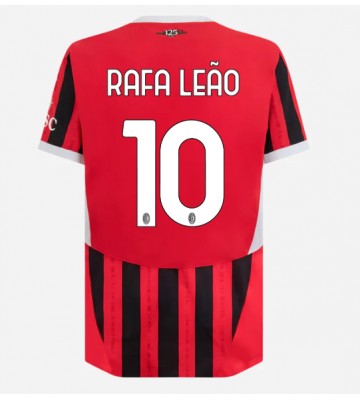 AC Milan Rafael Leao #10 Replika Hjemmebanetrøje 2024-25 Kortærmet